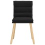 Sillas de comedor 4 unidades tela negras de , Sillas de comedor - Ref: Foro24-3315395, Precio: 212,77 €, Descuento: %