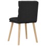 Sillas de comedor 4 unidades tela negras de , Sillas de comedor - Ref: Foro24-3315395, Precio: 212,77 €, Descuento: %