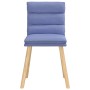 Sillas de comedor 6 uds tela azul jeans de , Sillas de comedor - Ref: Foro24-3315673, Precio: 317,95 €, Descuento: %