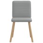 Sillas de comedor 6 unidades de tela gris claro de , Sillas de comedor - Ref: Foro24-3315514, Precio: 296,49 €, Descuento: %