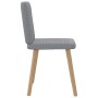 Sillas de comedor 6 unidades de tela gris claro de , Sillas de comedor - Ref: Foro24-3315514, Precio: 296,49 €, Descuento: %