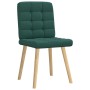 Sillas de comedor 4 unidades tela verde oscuro de , Sillas de comedor - Ref: Foro24-3315196, Precio: 204,16 €, Descuento: %