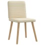 Sillas de comedor 6 unidades tela color crema de , Sillas de comedor - Ref: Foro24-3315521, Precio: 296,49 €, Descuento: %
