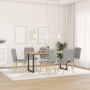 Sillas de comedor 6 uds tela gris nube de , Sillas de comedor - Ref: Foro24-3315470, Precio: 302,21 €, Descuento: %