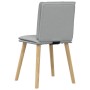 Sillas de comedor 6 unidades de tela gris claro de , Sillas de comedor - Ref: Foro24-3315625, Precio: 315,94 €, Descuento: %