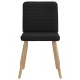 Sillas de comedor 4 unidades tela negras de , Sillas de comedor - Ref: Foro24-3315246, Precio: 198,44 €, Descuento: %