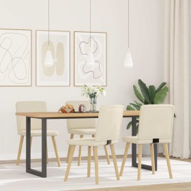 Sillas de comedor 4 unidades lino de , Sillas de comedor - Ref: Foro24-3315308, Precio: 206,22 €, Descuento: %