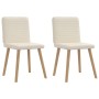 Sillas de comedor 2 unidades lino de , Sillas de comedor - Ref: Foro24-4101155, Precio: 107,99 €, Descuento: %