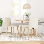 Sillas de comedor 2 unidades lino de , Sillas de comedor - Ref: Foro24-4101155, Precio: 107,99 €, Descuento: %
