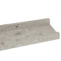 Estantes de pared 2 unidades gris hormigón 60x9x3 cm en Estanterías | Comprar online en Foru.es