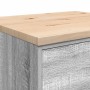 Armario de garaje de madera maciza pino gris Sonoma 60x51x85 cm de , Armarios industriales - Ref: Foro24-860603, Precio: 100,...