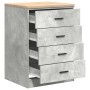 Armario de almacenamiento para garaje Roble Sonoma 60x51x85 cm de , Armarios industriales - Ref: Foro24-860601, Precio: 111,4...