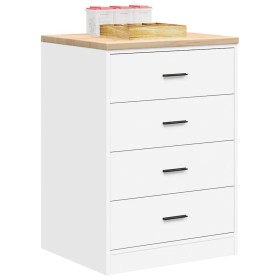 Armario de almacenamiento para garaje blanco 60x51x85 cm de , Armarios industriales - Ref: Foro24-860598, Precio: 94,66 €, De...
