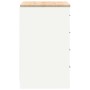 Armario de almacenamiento para garaje blanco 60x51x85 cm de , Armarios industriales - Ref: Foro24-860598, Precio: 94,66 €, De...