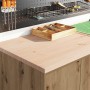 Armario de almacenamiento para garaje Roble Artesano 60x51x85cm de , Armarios industriales - Ref: Foro24-860579, Precio: 99,5...