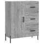 Aparador alto madera contrachapada gris sonoma 69,5x34x180 cm de , Aparadores - Ref: Foro24-3189459, Precio: 163,64 €, Descue...