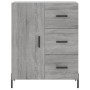 Aparador alto madera contrachapada gris sonoma 69,5x34x180 cm de , Aparadores - Ref: Foro24-3189459, Precio: 163,64 €, Descue...