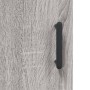 Aparador alto madera contrachapada gris sonoma 69,5x34x180 cm de , Aparadores - Ref: Foro24-3189459, Precio: 163,64 €, Descue...