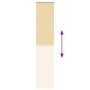 Estor Enrollable Opaco Beige 60x210 cm Tela Ancho 55,7 cm de , Persianas y estores - Ref: Foro24-4010782, Precio: 22,70 €, De...