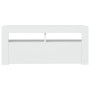 Mueble de TV con luces LED blanco 90x35x40 cm de vidaXL, Muebles TV - Ref: Foro24-804319, Precio: 60,15 €, Descuento: %