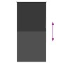Estor Enrollable Opaco negro 80x130 cm Tela Ancho 75,7 cm de , Persianas y estores - Ref: Foro24-4010838, Precio: 23,03 €, De...