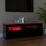 Mueble de TV con luces LED negro 120x35x40 cm de vidaXL, Muebles TV - Ref: Foro24-804311, Precio: 78,55 €, Descuento: %