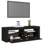 Mueble de TV con luces LED negro 120x35x40 cm de vidaXL, Muebles TV - Ref: Foro24-804311, Precio: 78,55 €, Descuento: %
