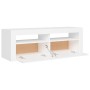 Mueble para TV con luces LED blanco 120x35x40 cm de vidaXL, Muebles TV - Ref: Foro24-804310, Precio: 88,37 €, Descuento: %