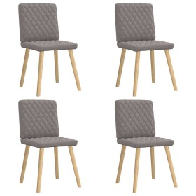 Sillas de comedor 4 unidades tela taupe de , Sillas de comedor - Ref: Foro24-3315227, Precio: 199,30 €, Descuento: %