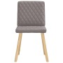 Sillas de comedor 4 unidades tela taupe de , Sillas de comedor - Ref: Foro24-3315227, Precio: 199,30 €, Descuento: %