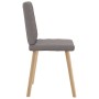 Sillas de comedor 4 unidades tela taupe de , Sillas de comedor - Ref: Foro24-3315227, Precio: 199,30 €, Descuento: %