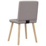 Sillas de comedor 4 unidades tela taupe de , Sillas de comedor - Ref: Foro24-3315227, Precio: 199,30 €, Descuento: %