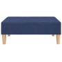 Reposapiés de tela azul 78x56x32 cm de , Otomanas - Ref: Foro24-337680, Precio: 59,60 €, Descuento: %