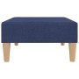 Reposapiés de tela azul 78x56x32 cm de , Otomanas - Ref: Foro24-337680, Precio: 59,60 €, Descuento: %