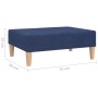 Reposapiés de tela azul 78x56x32 cm de , Otomanas - Ref: Foro24-337680, Precio: 59,60 €, Descuento: %