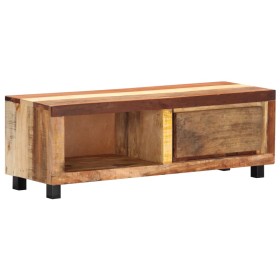 Mueble para TV madera maciza reciclada 100x30x33 cm en Muebles TV | Comprar online en Foru.es