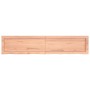 Encimera baño madera maciza tratada marrón claro 140x30x(2-6)cm de , Encimeras - Ref: Foro24-3156146, Precio: 81,09 €, Descue...