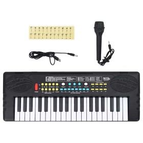 Teclado eléctrico de piano 37 teclas con micrófono para niños de , Pianos - Ref: Foro24-4103506, Precio: 35,72 €, Descuento: %