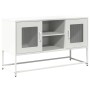 Mueble para TV de acero blanco 100,5x39x60,5 cm de , Muebles TV - Ref: Foro24-853385, Precio: 92,06 €, Descuento: %