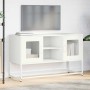 Mueble para TV de acero blanco 100,5x39x60,5 cm de , Muebles TV - Ref: Foro24-853385, Precio: 92,06 €, Descuento: %