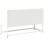 Mueble para TV de acero blanco 100,5x39x60,5 cm de , Muebles TV - Ref: Foro24-853385, Precio: 92,06 €, Descuento: %