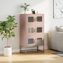 Aparador de acero rosa 68x39x123 cm de , Aparadores - Ref: Foro24-853351, Precio: 139,49 €, Descuento: %
