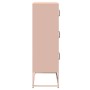 Aparador de acero rosa 68x39x123 cm de , Aparadores - Ref: Foro24-853351, Precio: 139,49 €, Descuento: %