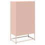Aparador de acero rosa 68x39x123 cm de , Aparadores - Ref: Foro24-853351, Precio: 139,49 €, Descuento: %