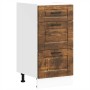 Mueble bajo de cocina porto roble ahumado madera reconstituida de , Armarios de cocina - Ref: Foro24-854225, Precio: 85,03 €,...