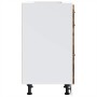 Mueble bajo de cocina porto roble ahumado madera reconstituida de , Armarios de cocina - Ref: Foro24-854225, Precio: 85,03 €,...