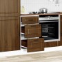 Mueble bajo de cocina porto roble marrón madera reconstituida de , Armarios de cocina - Ref: Foro24-854227, Precio: 89,79 €, ...