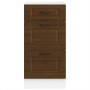 Mueble bajo de cocina porto roble marrón madera reconstituida de , Armarios de cocina - Ref: Foro24-854227, Precio: 89,79 €, ...