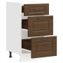 Mueble bajo de cocina porto roble marrón madera reconstituida de , Armarios de cocina - Ref: Foro24-854227, Precio: 89,79 €, ...
