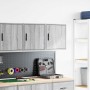 Armarios de pared 2 uds para garaje madera gris sonoma de , Armarios industriales - Ref: Foro24-860636, Precio: 62,13 €, Desc...